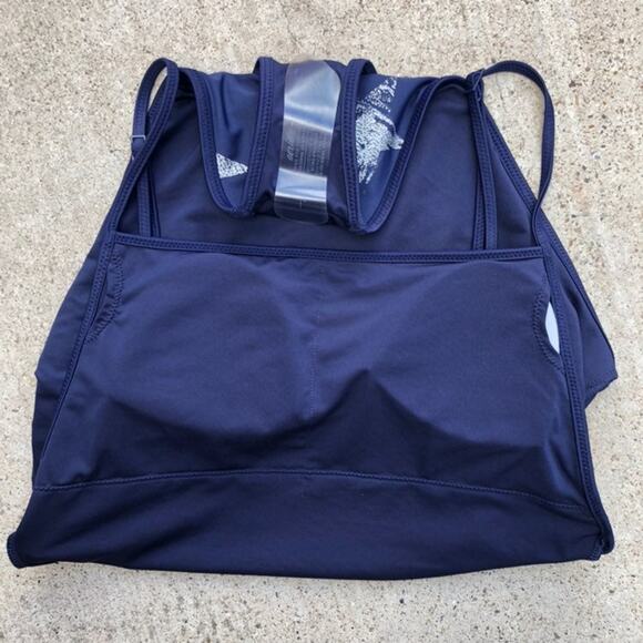 aerie Navy Blue Silver Stars Swimsuit - Picture 7 of 9